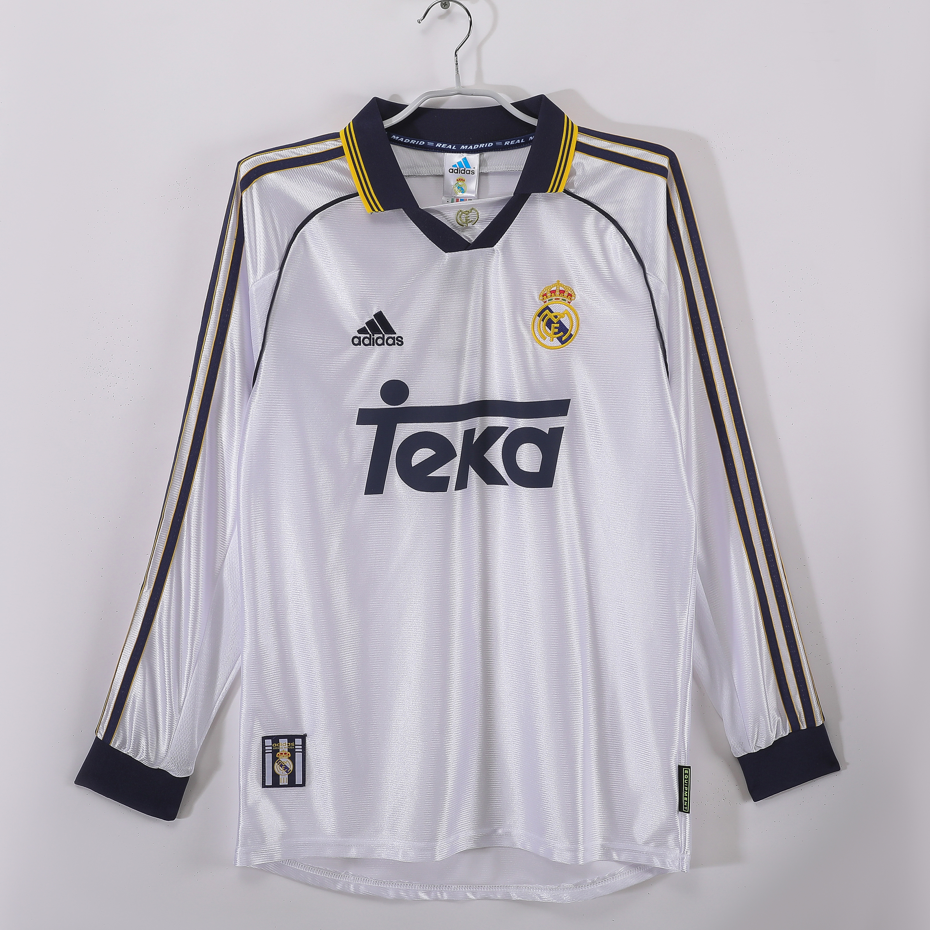 Camiseta de fútbol Real Madrid 1998/00 LOCAL MANGA LARGA VERSION FAN
